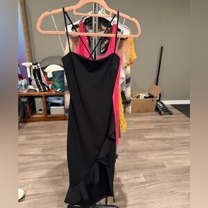 Windsor Black Asymmetrical Dress